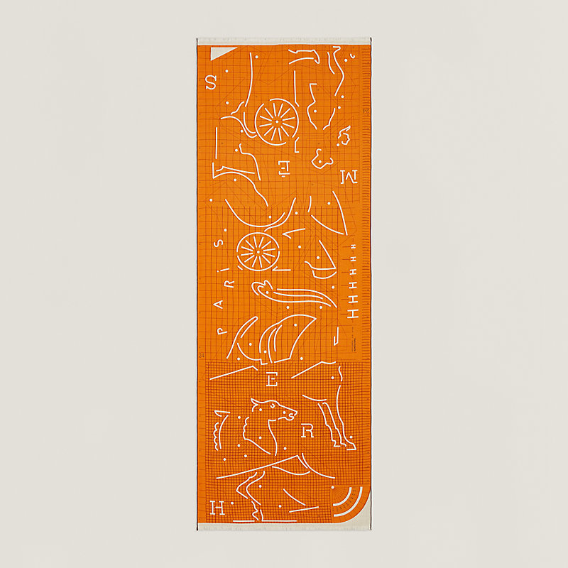 レクタングル 63×180 cm 《イポグラフ》 | Hermès - エルメス-公式サイト